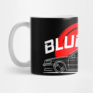 Racing JDM Bluebird Art Mug